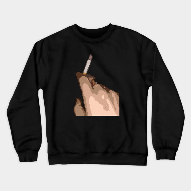 pixel cigarette Crewneck Sweatshirt by numinouspalette